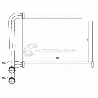 Радиатор печки, теплообменник HYUNDAI ACCENT 05-/KIA RIO 05