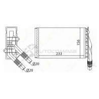 Радиатор печки, теплообменник RENAULT KANGOO 98-(трубчатый) SAT 6FDX5 1 1440989469 ST870034