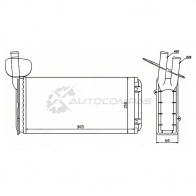 Радиатор печки, теплообменник VOLKSWAGEN TRANSPORTER T4 90 SAT STVWT43950 1422832143 GIYK L