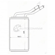 Радиатор печки, теплообменник FORD TRANSIT 06 SAT 1440516523 ST870009 0HJ AM