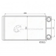 Радиатор печки, теплообменник GAZELLE NEXT 12 SAT B540VQ O STGZ013950 1440516848