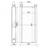 Радиатор печки, теплообменник HONDA CR-V RD5 01-06 SAT ZR DFF 1422803766 STHD663950