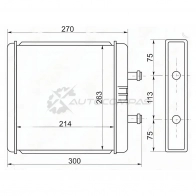 Радиатор печки, теплообменник IVECO DAILY 99-06 SAT STIV013950 TNZ3 K 1422807826