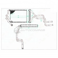 Радиатор печки, теплообменник KIA OPTIMA /MAGENTIS 15 SAT 1440989476 ST870044 QJB630 L