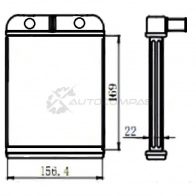 Радиатор печки, теплообменник KIA SPECTRA/SEPHIA/SHUMA 96 SAT STKA403950 J IFT7I 1422807845