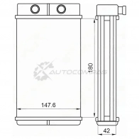 Радиатор печки, теплообменник KIA SPECTRA/SEPHIA/SHUMA 96 SAT J GD4UD STKA40395A0 1422807846