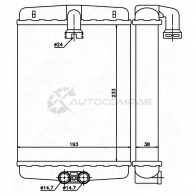 Радиатор печки, теплообменник MERCEDES C-CLASS W202 93-00(трубчатый) SAT 5 UC89 1440989479 ST870036