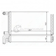 Радиатор печки, теплообменник MERCEDES G-CLASS 79-/T1 77-96 (трубчатый) SAT V NN5K 1440989481 ST870038