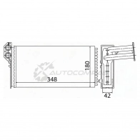 Радиатор печки, теплообменник MERCEDES SPRINTER 95-06 (трубчатый) SAT 1440989482 7GA5Q F ST870040