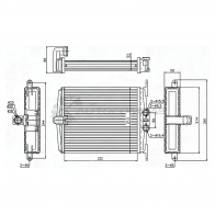 Радиатор печки, теплообменник MERCEDES-BENZ S-CLASS W140/S140 91-98(трубчатый) SAT 1440989484 ST870032 2D6WO G