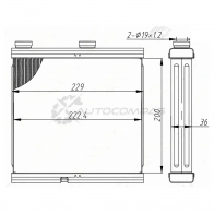 Радиатор печки, теплообменник NISSAN TEANA J32 08-14 SAT 2Q H2M 1422816773 STDTW43950