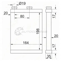 Радиатор печки, теплообменник NISSAN X-TRAIL T30 00-07/MITSUBISHI OUTLANDER 00-06 USA/LANCER CS 03-07 SAT 1422813782 STDTU13950 JJ AHI0