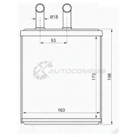 Радиатор печки, теплообменник SUBARU IMPREZA/FORESTER 97 SAT STSB013950 1422820375 H9CKCC V