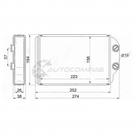 Радиатор печки, теплообменник Toyota CAMRY GRACIA/MARK II QUALIS/WINDOM 96-01 SAT 1422824044 STTY373950 7 RBE6Z