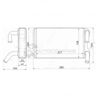 Радиатор печки, теплообменник Toyota CAMRY/VISTA 94-98 SAT KO CMZX STTY363950 1422824043