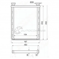 Радиатор печки, теплообменник Toyota HARRIER // LEXUS RX330/350/400 03-09/KLUGER/HIGHLANDER CU2 00-07 SAT STLX463950 1422823253 4 ETWX9