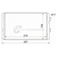 Радиатор печки, теплообменник Toyota HIACE 90-99 SAT J5 WCZ STTY723950 1422824049