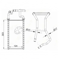 Радиатор печки, теплообменник Toyota LAND CRUISER 200/LEXUS LX570 07 SAT HT XWBY STTY923950 1422823424