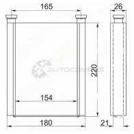 Радиатор печки, теплообменник Toyota PREMIO/ALLION/WISH/OPA/VISTA ARDEO 01-07 SAT I4QT A0 1422824039 STTY473950