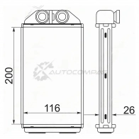 Радиатор печки, теплообменник Toyota RAV4 SXA1 96-00 SAT YZR0U 69 STTYY13950 1422823249