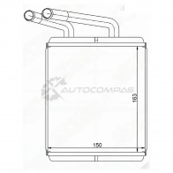 Радиатор печки, теплообменникHYUNDAI H-100/PORTER 97 SAT L5 4RM 1422807183 STHNP13950