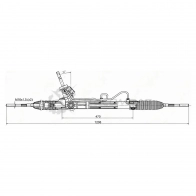 Рулевая рейка CHEVROLET CRUZE 10-/OPEL ASTRA-J 10- (гидравлическая) LHD