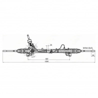 Рулевая рейка FORD FOCUS II 05-11/C-MAX 03-10 (ЭГУР) LHD