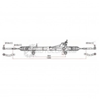 Рулевая рейка FORTUNER/HILUX 13- LHD SAT ST442000K780 1422831608 9DVQ Y