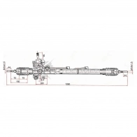 Рулевая рейка HONDA ACCORD 2,4 LHD 03 SAT ST53601SDAA04 9R3 KS 1422803723