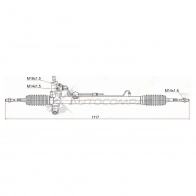 Рулевая рейка HONDA CR-V RD1 LHD SAT E7ZZ 6MP 1422803920 ST53601S10A01