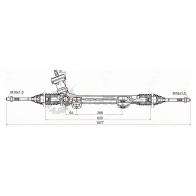 Рулевая рейка HYUNDAI ELANTRA 11- LHD SAT Y LQE1 1422806485 ST565003X001