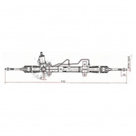 Рулевая рейка HYUNDAI TUCSON 05- LHD SAT 1422806487 ST577002E800 QP1Z9V T