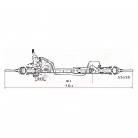 Рулевая рейка MAZDA 6 02-06 SAT 1422810603 STGJ6E32110B AB YUVT