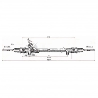 Рулевая рейка MAZDA CX5 11- LHD SAT STKD3132110A EADY X 1422810467