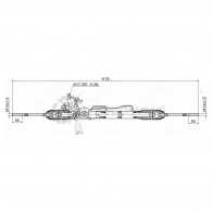 Рулевая рейка NISSAN ALMERA/SENTRA/PULSAR N16 00- LHD SAT LBW A4N ST490015M406 1422816051