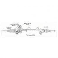 Рулевая рейка Toyota Camry V40 06-11 LHD SAT ST4420033490 A 1U9N 1422827308