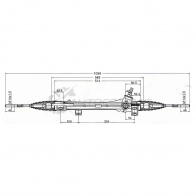 Рулевая рейка Toyota Corolla AXIO/FIELDER 06- RHD SAT 1422827301 WAC0 W78 ST4551012421