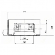 Ролик приводного ремня натяжителя Toyota 1/2TRFE 02 SAT ST1660375010 1422830173 SL4 NAL