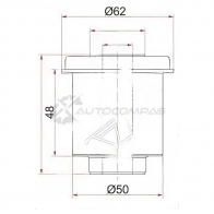 Сайлентблок переднего нижнего рычага MITSUBISHI L200/PAJERO/MONTERO SPORT 08 SAT 1422812648 STMR992256 V4 JLL