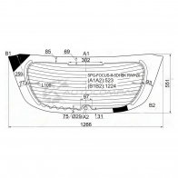 Стекло заднее с обогревом FORD FOCUS III 5D HBK 11-15 SAT WP VALE SPGFOCUSIII5DHBKRWHX 1422801184