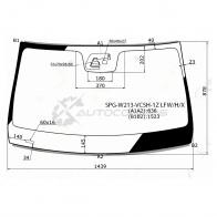 Стекло лобовое + дд + камера MERCEDES-BENZ E-CLASS W213 16 SAT SPGW213VCSH1ZLFWHX Y5X7 QN 1422875811