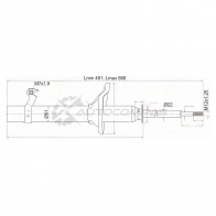 Стойка амортизатора передняя HONDA HR-V GH 99-05 слева SAT 1422803033 ST51606S2H014 34VAA Q