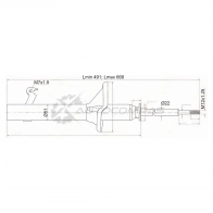 Стойка амортизатора передняя HONDA HR-V GH 99-05 справа SAT ST51605S2H014 1422803034 IF FY1