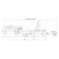 Стойка амортизатора передняя MITSUBISHI OUTLANDER XL/CITROEN C-CROSSER/PEUGEOT 4007 07- слева