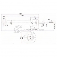 Стойка амортизатора передняя Mitsubishi PAJERO/MONTERO 00- слева=справа SAT ST4062A024 1422812738 O 0OSAMP