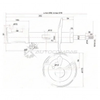 Стойка амортизатора передняя Toyota COROLLA AXIO/FIELDER 06- слева SAT 1422828325 G RZTU ST4852080114