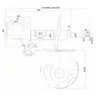 Стойка амортизатора передняя Toyota COROLLA/AURIS/RUMION 07- справа SAT 1422828302 AL2V 8O8 ST4851080385