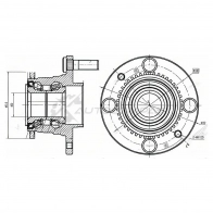 Ступица с подшипником задняя MAZDA FAMILIA/323 BJ5P 98 SAT 1422801819 GTP 2ETR STB6032615XB