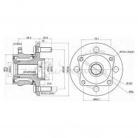 Ступица с подшипником задняя Toyota NZE12 4WD SAT 1422822376 4PZE WR ST4241012240