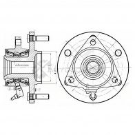 Ступица с подшипником передняя INFINITI QX80/QX56 SAT ST402021LA1A Z69KJ FD 1422817994